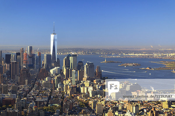 USA New York New York City Manhattan Empire State Building Observatory