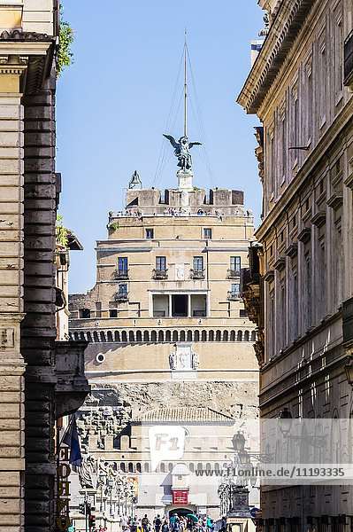 Italy  Rome  view to Castel Sant' Angelo