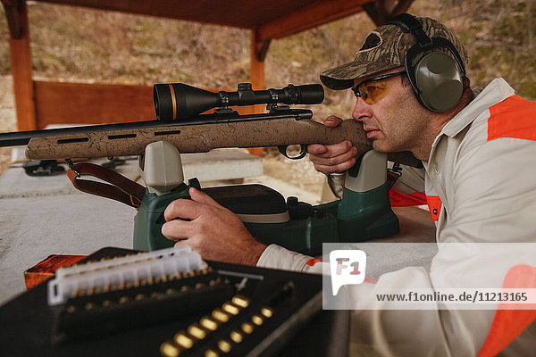 Rifle Range Shooting With Hearing Protection