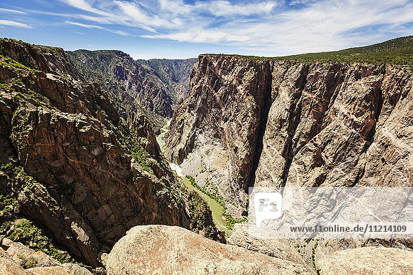 Die bemalte Wand  Black Canyon of the Gunnison National Park; Colorado  Vereinigte Staaten von Amerika'.