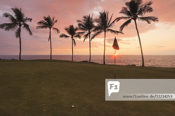 Golfplatz  Kona Country Club; Kailua Kona  Insel Hawaii  Hawaii  Vereinigte Staaten von Amerika'.