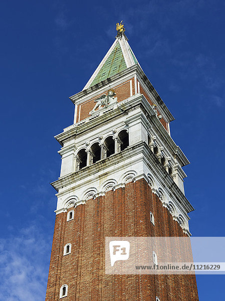 Campanile auf der Piazza San Marco; Venedig  Italien'.