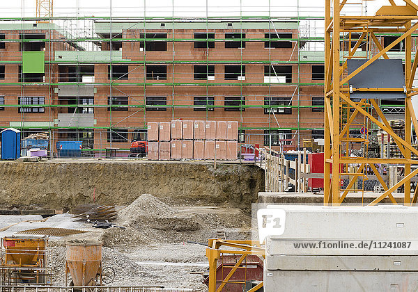 Neubau eines Wohnblocks