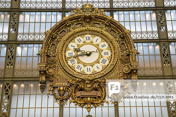 Uhr  Musee d'Orsay  Paris  Frankreich  Europa