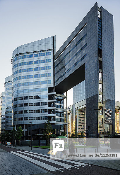 Außenansicht des W200-Gebäudes  Rotterdam  Niederlande  Europa