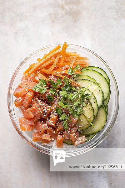 Poke - Hawaiian salmon salad