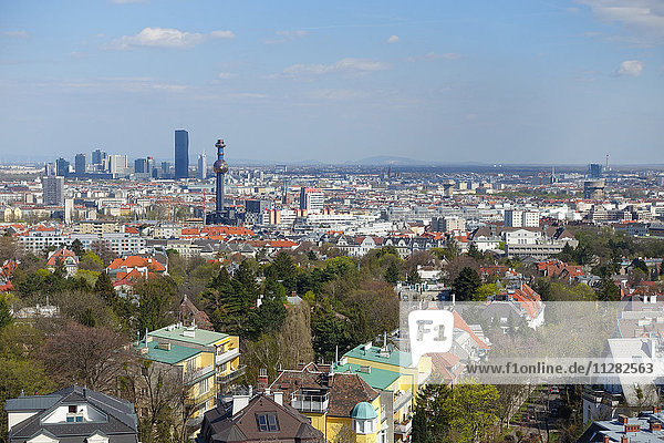 Blick über Währing Wien Österreich Europa