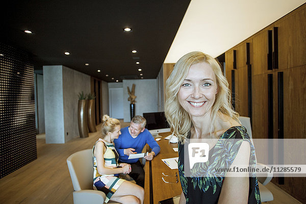 Portrait of businesswoman in office