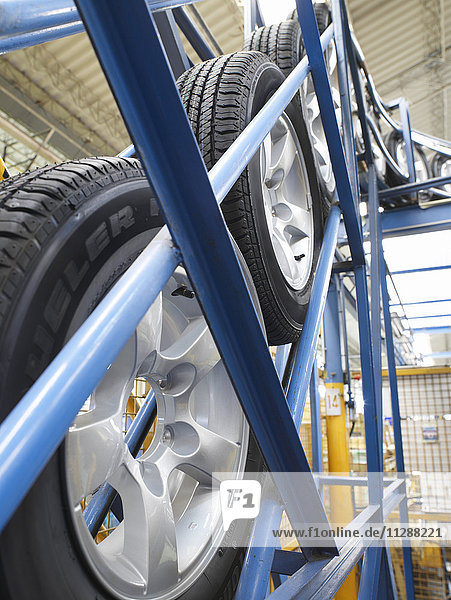 Tires in Automotive Plant