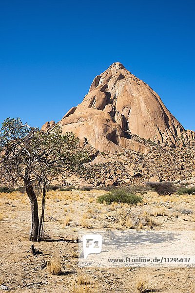 A Spitzkoppe peak in Erongo Region  Damaraland  Namibia  Africa