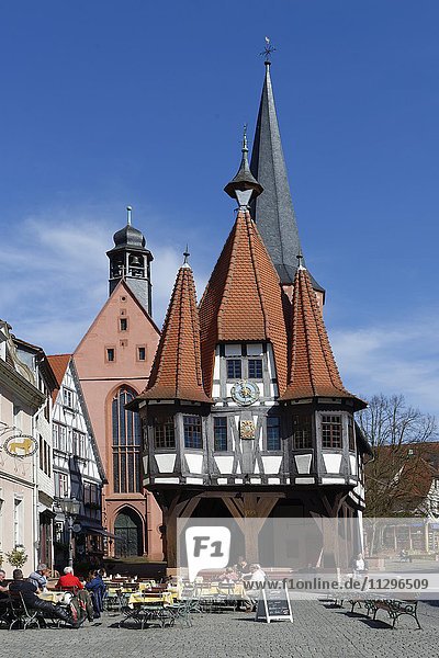 Rathaus  Michelstadt  Odenwald  Hessen  Deutschland  Europa