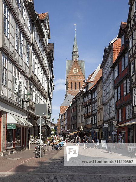Altstadt mit Marktkirche  Hannover  Niedersachsen  Deutschland  Europa