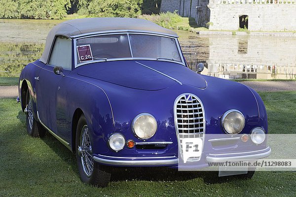 Talbot-Lago T26 Record Drophead Coupé von 1947  französischer Oldtimer Classic Days Schloss Dyck 2016  Jüchen  Niederrhein  Nordrhein-Westfalen  Deutschland  Europa