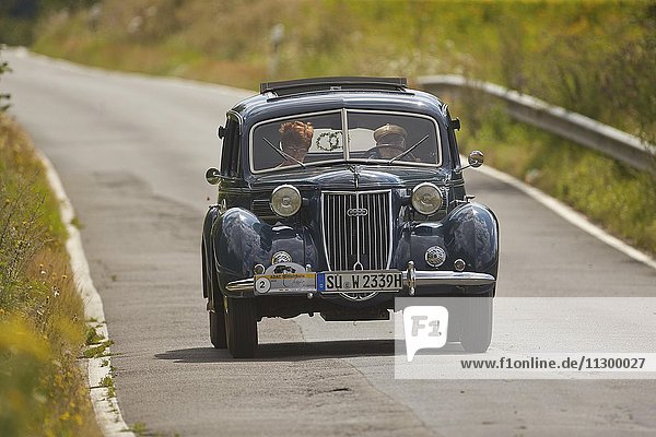 Vintage car rally ADAC Mittelrhein Classic  Wanderer W 23  built in 1939  Bad Ems  Rhineland-Palatinate  Germany  Europe
