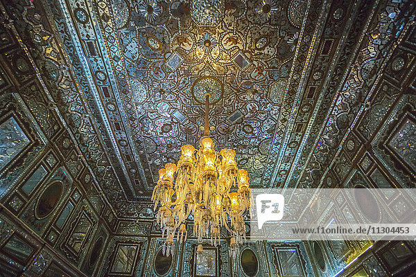 Iran  Teheran City  Golestan Palace Complex  Shams-Al Emarat (edifice of the sun)  interior