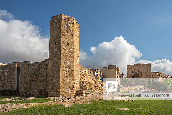 Spanien  Katalonien  Stadt Tarragona  Römische Stadtmauern und Augustus-Palast  Augustus  UNESCO-Welterbe