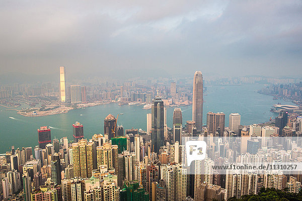Hong Kong City Central District Victoria Harbour