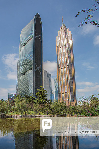 China  Provinz Guangdong  Guangzhou City  Wuyang New Town  Pearl River Tower