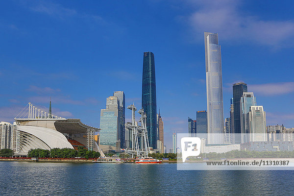 China  Guangdong Province  Guangzhou City  Wuyang New Town  Haixinsha Island  International Financial Center and East Tower
