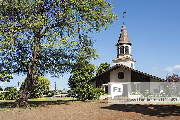 USA  Hawaii  Oahu  Haleiwa  Liliuokalani  protestant church