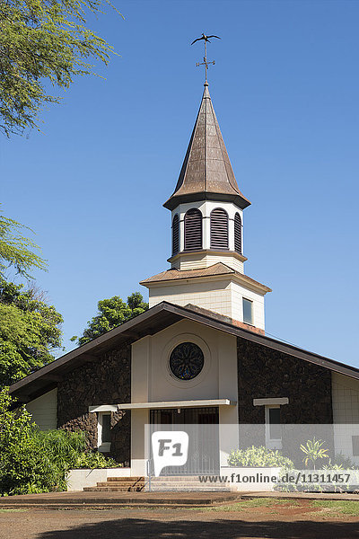 USA  Hawaii  Oahu  Haleiwa  Liliuokalani  protestant church
