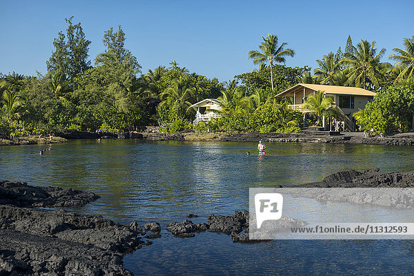 USA Vereinigte Staaten Amerika Hawaii Big Island Puna Coast Kapoho Tide Pools