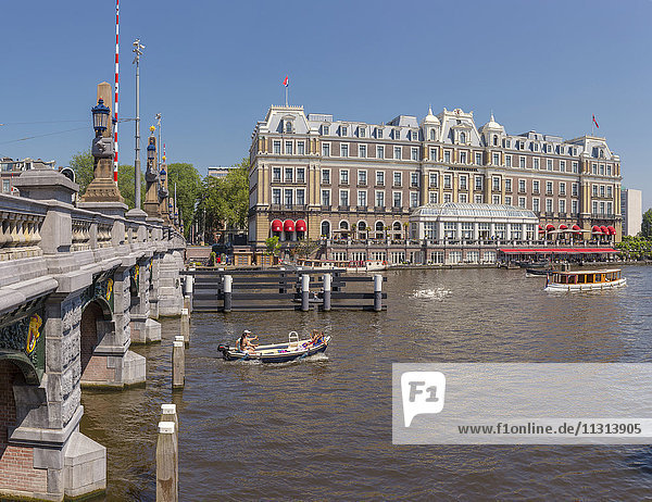 InterContinental Amstel hotel at the river Amstel