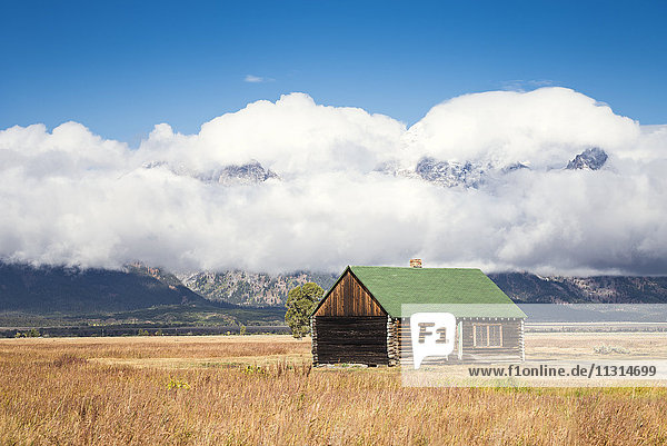 USA  Wyoming  Grand Teton Nationalpark  Mormonisches altes Haus