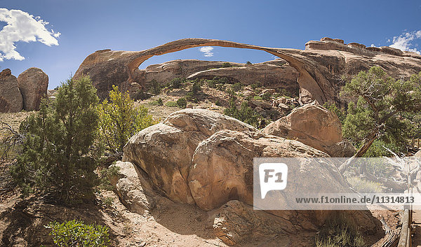 USA  Utah  Arches Nationalpark  Landschaftsbogen