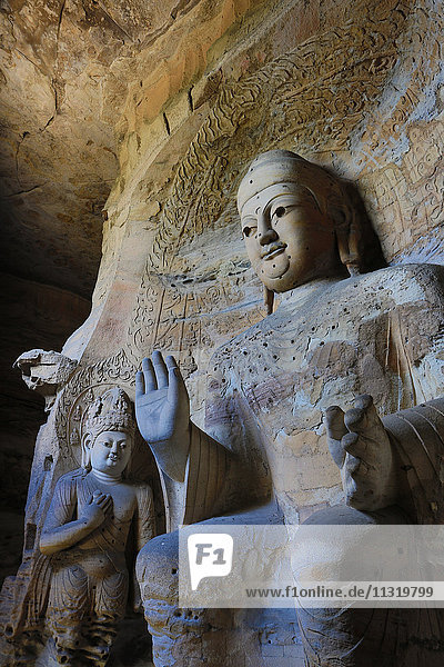 China  Shanxi Province  Near Datong City  Yungang Caves  world heritage