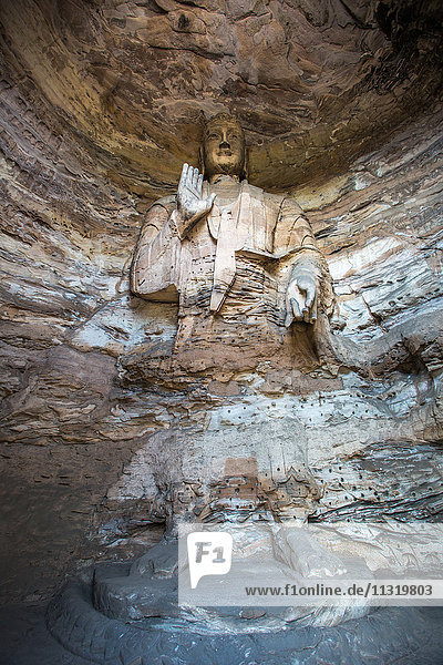 China  Shanxi Province  Near Datong City  Yungang Caves  world heritage