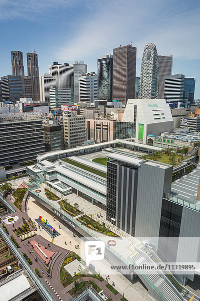 Japan Tokyo City Shinjuku District Shinjuku Station South entrance New Shinjuku Bus Station