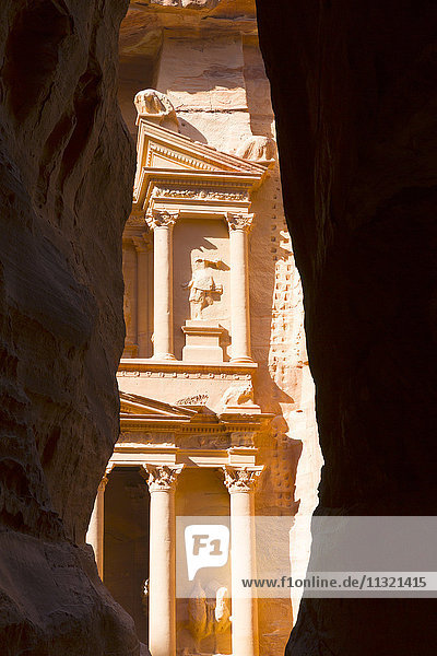 Jordanien  Petra  Teil von Al Khazneh