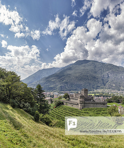Castello di Montebello in Bellinzona in the Ticino