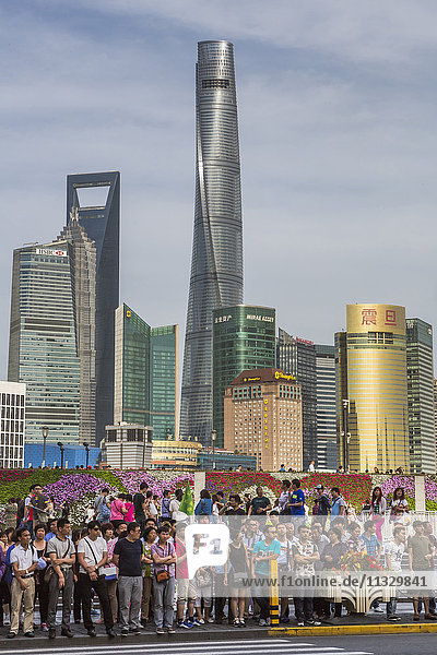 World Financial Center and Shanghai Tower in Shanghai