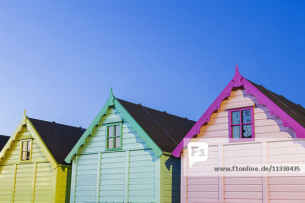 England Essex Mersea Island Beach Huts