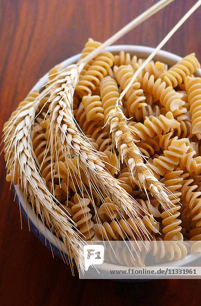 Italian pasta with organic wheat