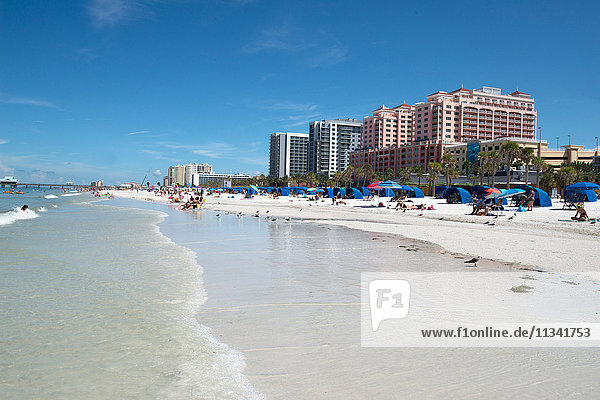 The beach at Clearwater  Florida  United States of America  North America