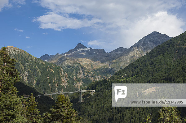 Ganterbrücke auf dem Simplonpass  Schweiz  Europa