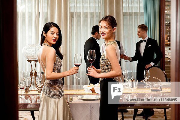 Business people dinner