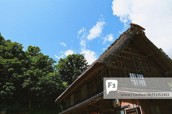 Traditionelles japanisches Dorf in Gokayama,  Präfektur Toyama,  Japan
