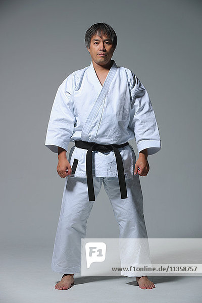 Japanese karate master