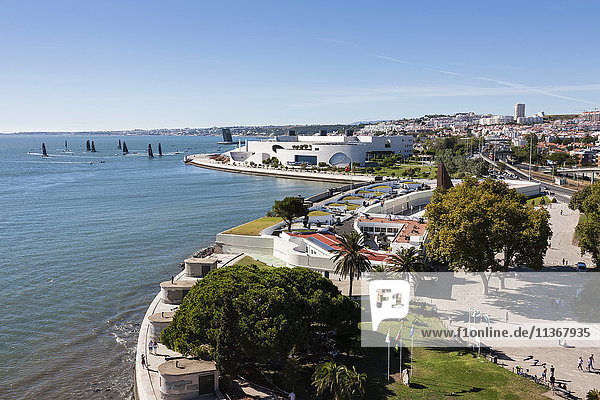 View of Champalimaud Foundation  Lisbon  Portugal