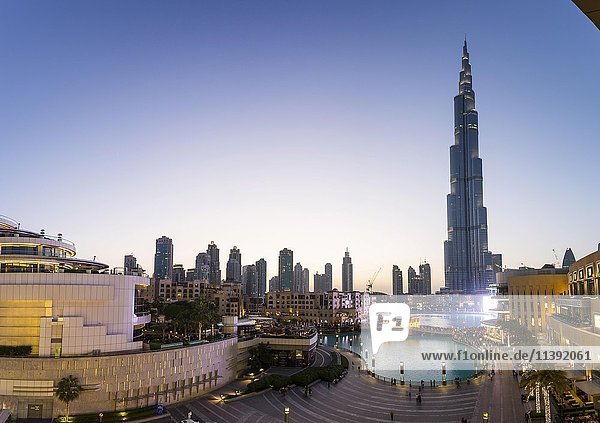 Burj Khalifa  Stadtzentrum  Dubai  Vereinigte Arabische Emirate  Asien