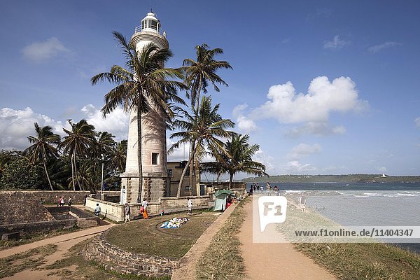 Lighthouse  Galle Fort  Galle  UNESCO World Heritage Site  Southern Province  Sri Lanka  Asia