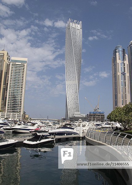 Cayan Tower  Dubai Marina  Dubai  Vereinigte Arabische Emirate  Asien
