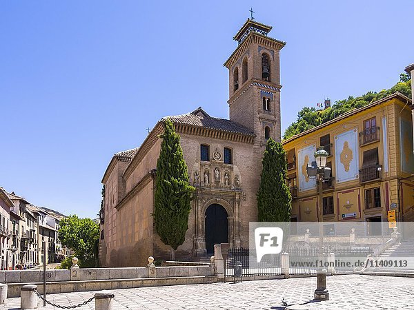 Iglesia de Santa Ana  Santa Ana Church  Granada  Andalucía  Spain  Europe