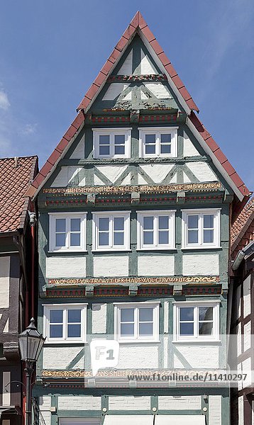 Fachwerkhaus  historisches Zentrum  Celle  Niedersachsen  Deutschland  Europa