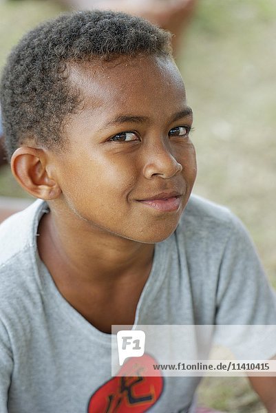 Fidschianischer Junge  Yasawa  Fidschi  Ozeanien