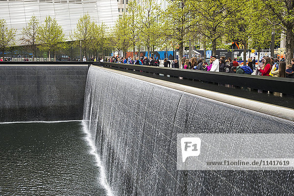'National September 11 Memorial; New York City  New York  United States of America'
